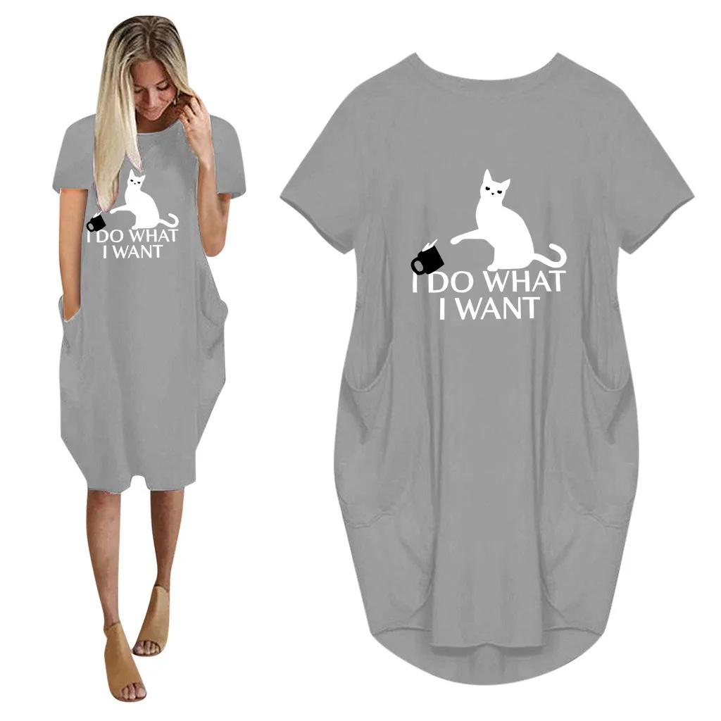 Plus Size 5Xl Ladies Dress Cat Print Long Sleeve Round Neck Loose Vintage Party Club Streetwear Vestidos Robes Femme
Plus Size 5Xl Ladies Dress Cat Print Long Sleeve Round Neck Loose Vintage Party Club Streetwear Vestidos Robes Femme