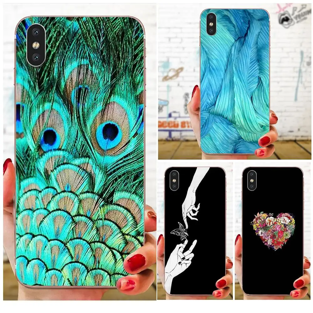 Мягкие защитные чехлы из ТПУ для Apple iPhone 4 4S 5 5C 5S SE SE2 6S 7 8 11 Plus Pro X XS Max XR Бирюзовый
