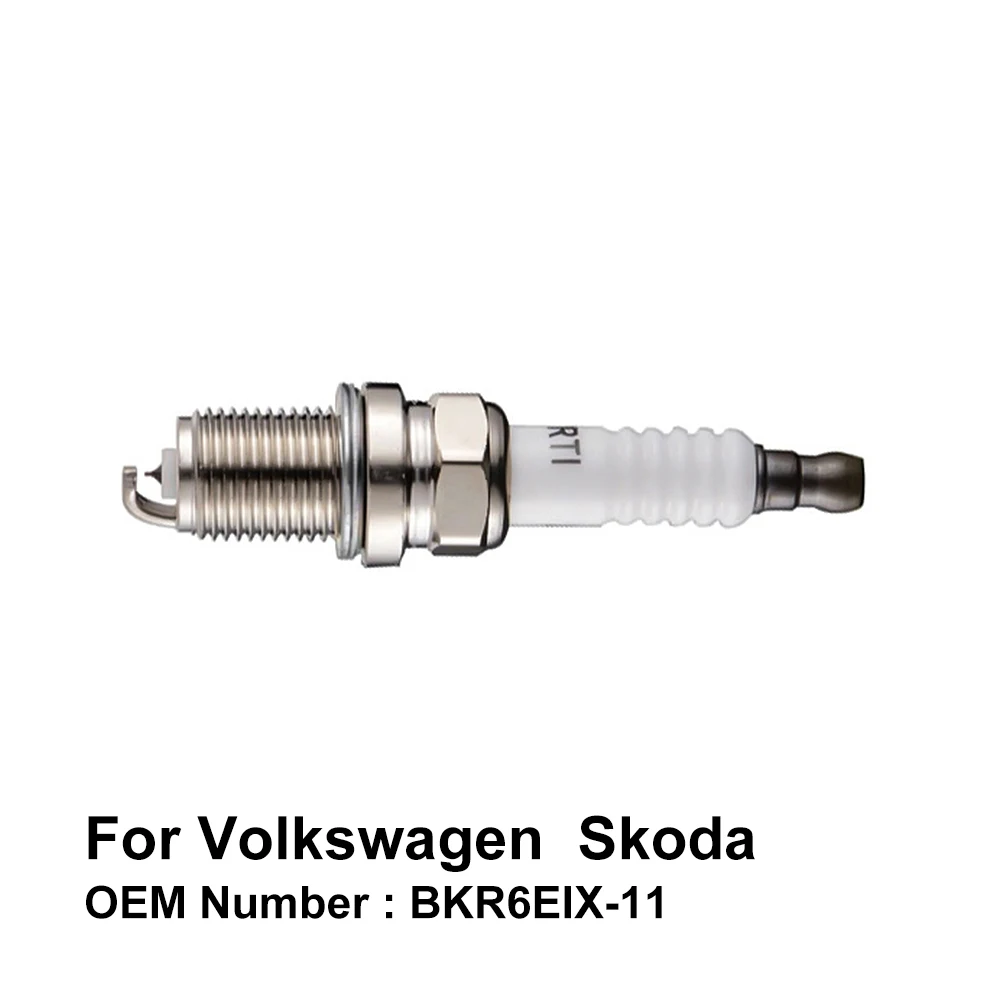 Iridium Spark Plug for Volkswagen VW Golf Beetle Passat Skoda Favorit Octavia OE BKR6EIX-11 ( Pack of 4 ) 
Iridium Spark Plug for Volkswagen VW Golf Beetle Passat Skoda Favorit Octavia OE BKR6EIX-11 ( Pack of 4 )