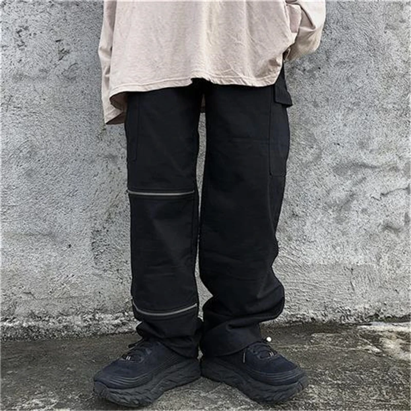 2021 Pants Men Zipper Overalls Korean Style Of Ins All Matching Retro Dark Black High Street Hit Color Stitching Trend Style
2021 Pants Men Zipper Overalls Korean Style Of Ins All Matching Retro Dark Black High Street Hit Color Stitching Trend Style
