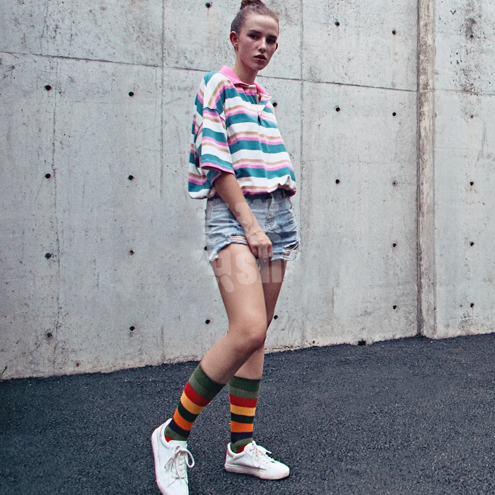 10 Pairs/Lot Women's Socks Cotton Funny Colored Striped Rainbow Socks Men Hip Hop Street Wear Casual Dress Crew Winter Socks
10 Pairs/Lot Women's Socks Cotton Funny Colored Striped Rainbow Socks Men Hip Hop Street Wear Casual Dress Crew Winter Socks