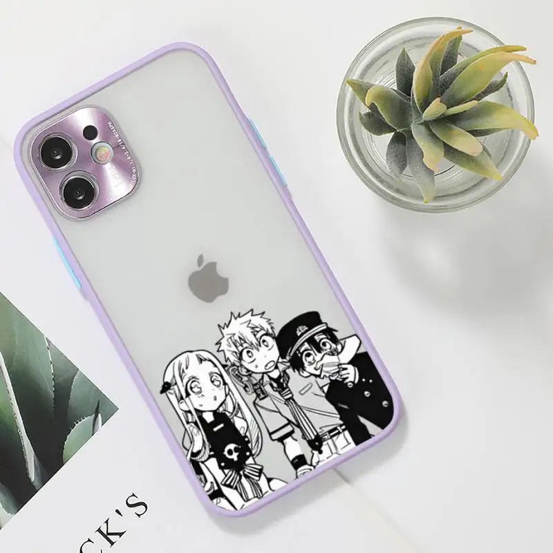 Hanako kun Phone Case For iPhone 12 11 Mini Pro XR XS Max 7 8 Plus X Matte transparent Purple Back Cover
Hanako kun Phone Case For iPhone 12 11 Mini Pro XR XS Max 7 8 Plus X Matte transparent Purple Back Cover