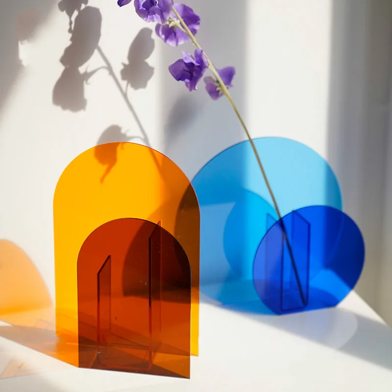 Nordic acrylic geometric dry flower vase hydroponic flower ware home decoration accessories modern simple tabletop vase
Nordic acrylic geometric dry flower vase hydroponic flower ware home decoration accessories modern simple tabletop vase