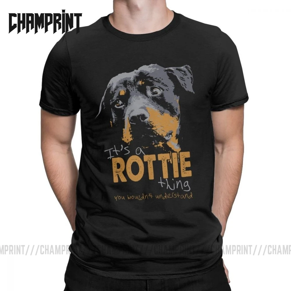 Rottweiler It's Rottie вещь которую вы не понимаете Мужская футболка Забавные футболки с