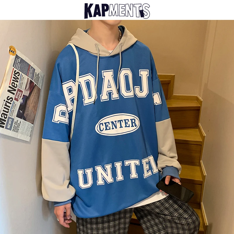 KAPMENTS Men Patchwork Hooded Vintage Hoodies 2022 Mens Designer Letter Graphic Sweatshirts Male Streetwear Kpop Fashion Hoodies
KAPMENTS Men Patchwork Hooded Vintage Hoodies 2022 Mens Designer Letter Graphic Sweatshirts Male Streetwear Kpop Fashion Hoodies