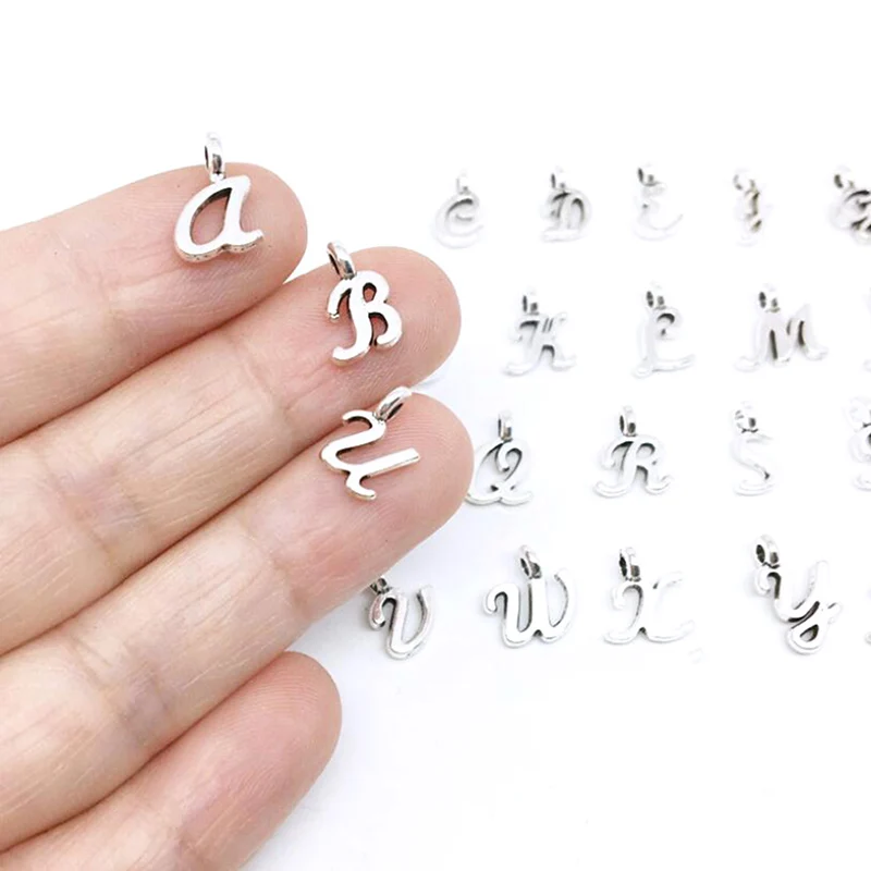 26Pcs 26 English Alphabet Letters Charms Pendants DIY Handmade Jewelry Craft Bracelet Fashion Jewelry Making A-Z For Women Man
26Pcs 26 English Alphabet Letters Charms Pendants DIY Handmade Jewelry Craft Bracelet Fashion Jewelry Making A-Z For Women Man