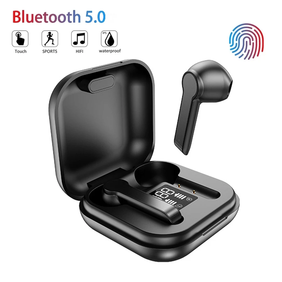 Wireless Headphones TWS Earphones Bluetooth 5.0 IPX5 Waterproof Earbuds With Mic Sport Auricular for iPhone Xiaomi Android
Wireless Headphones TWS Earphones Bluetooth 5.0 IPX5 Waterproof Earbuds With Mic Sport Auricular for iPhone Xiaomi Android