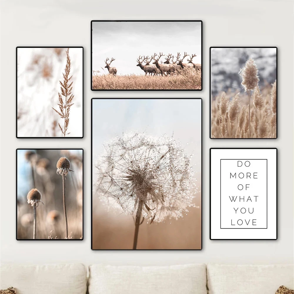 Reed Grass Plant Wall Art Print Poster Deer Dandelion Canvas Painting Natural Posters Nordic Wall Pictures For Living Room Decor
Reed Grass Plant Wall Art Print Poster Deer Dandelion Canvas Painting Natural Posters Nordic Wall Pictures For Living Room Decor