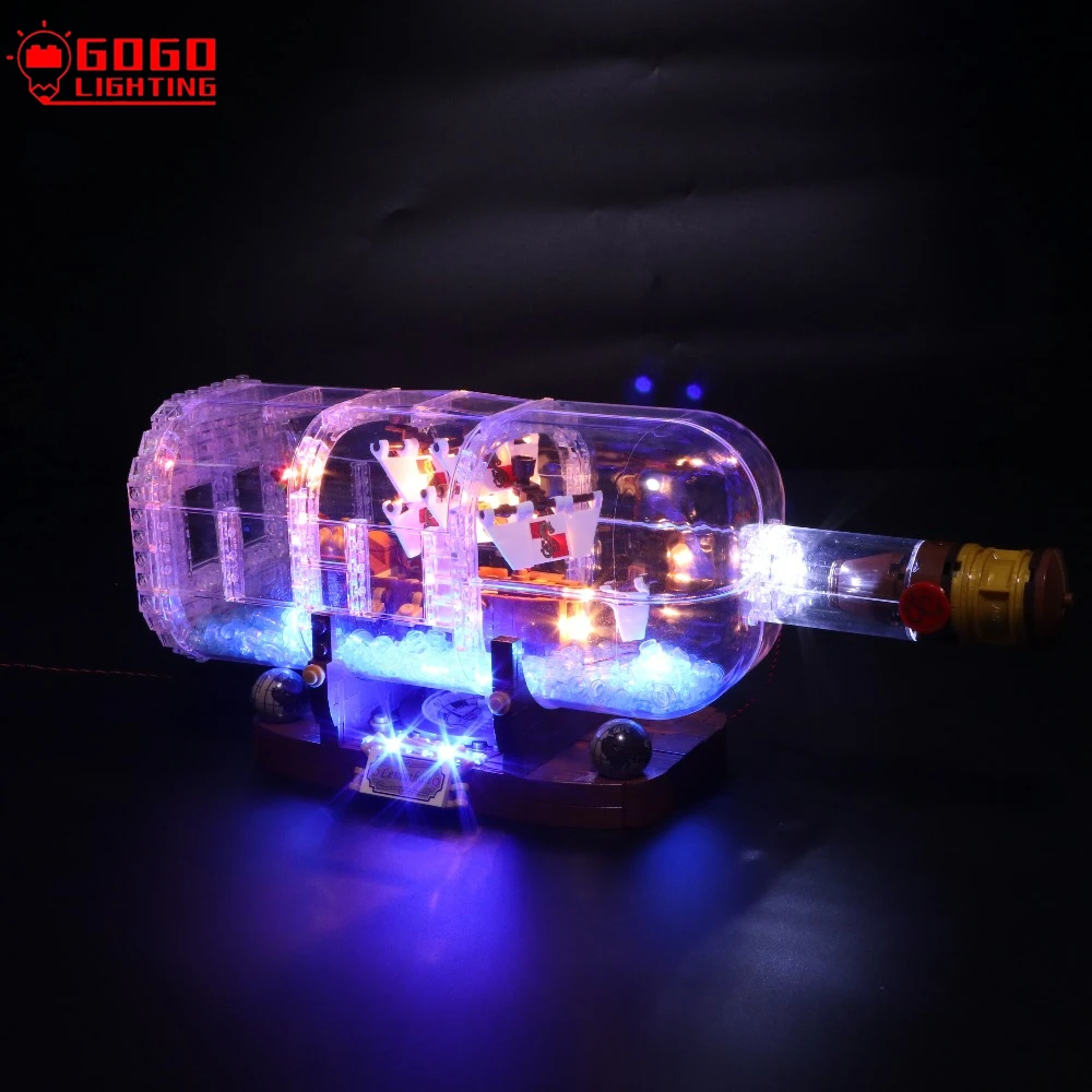 Led Light Set For 21313 Ideas 16051 Creator Ship In A Bottle Building Blocks Bricks(Only Light)
Led Light Set For 21313 Ideas 16051 Creator Ship In A Bottle Building Blocks Bricks(Only Light)