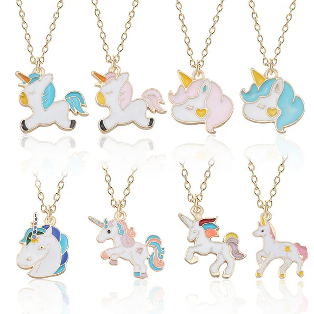 WANGAIYAO New Fashion Cartoon Cute Unicorn Pegasus Necklace Personality Seven Color Drop Oil Pendant Ornaments Holiday Gift Orna
WANGAIYAO New Fashion Cartoon Cute Unicorn Pegasus Necklace Personality Seven Color Drop Oil Pendant Ornaments Holiday Gift Orna