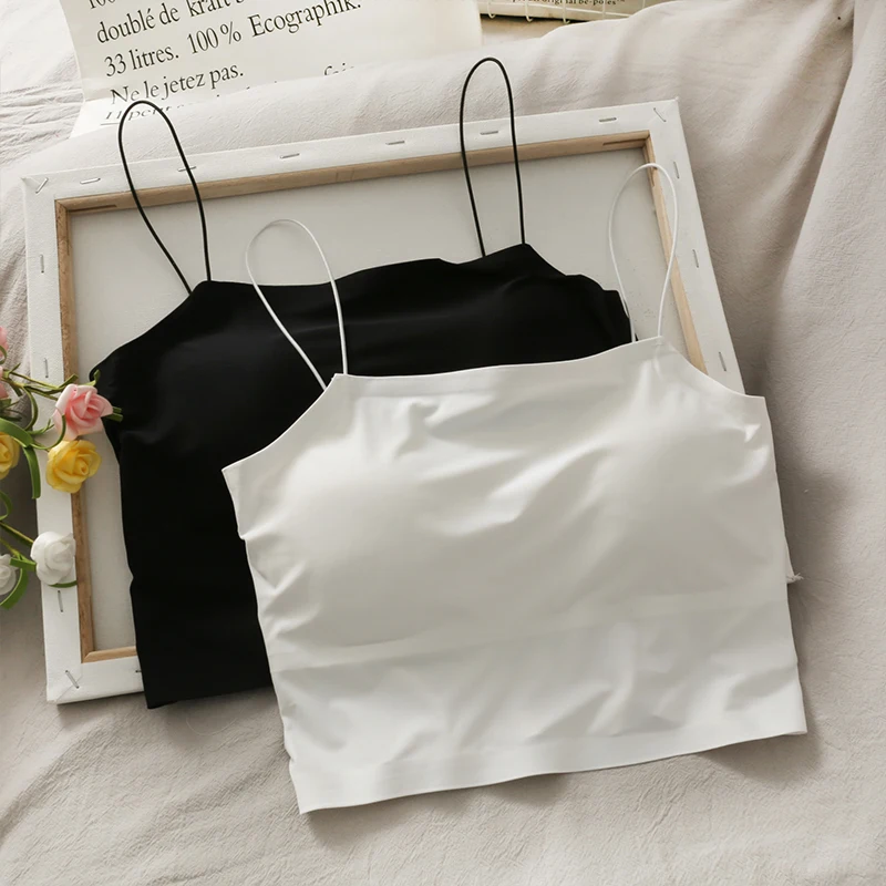 Ladies Casual Korean Camisole Crop Top Slim Streetwear Female Summer Women Camis Sexy Backless Short Style Solid Sleeveless
Ladies Casual Korean Camisole Crop Top Slim Streetwear Female Summer Women Camis Sexy Backless Short Style Solid Sleeveless