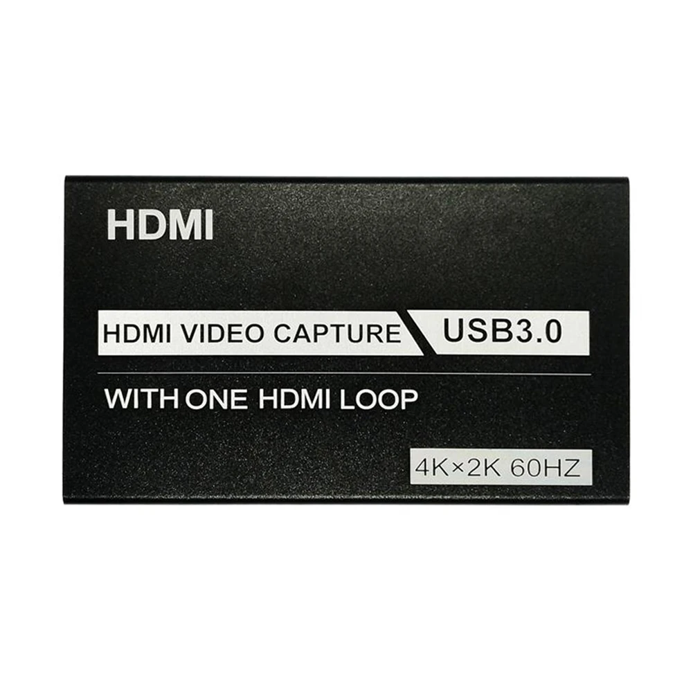 4K 60 Гц Карта видеозахвата HDMI-совместимая с USB 3,0 видеозаписывающая коробка с цикличным выходом
4K 60 Гц Карта видеозахвата HDMI-совместимая с USB 3,0 видеозаписывающая коробка с цикличным выходом