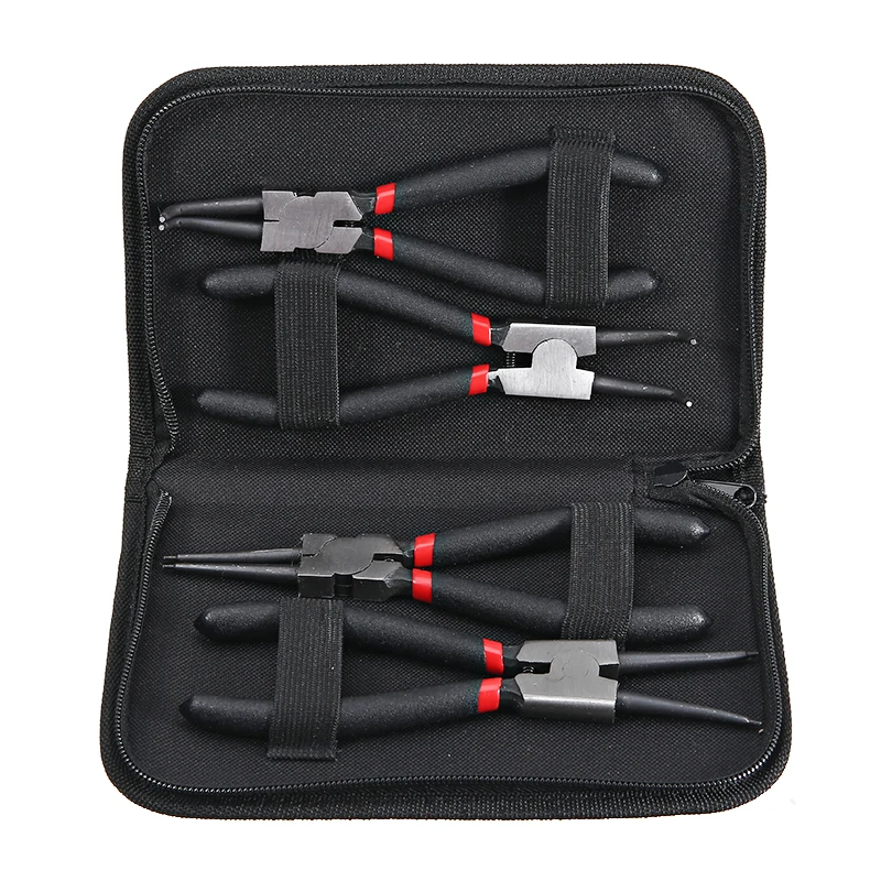 4pcs Circlip Pliers Set 7" 180mm Long Nose Pliers Retaining Snap Retaining Ring Pliers Kit DIY Staight Bent Plier Remover Tool
4pcs Circlip Pliers Set 7" 180mm Long Nose Pliers Retaining Snap Retaining Ring Pliers Kit DIY Staight Bent Plier Remover Tool