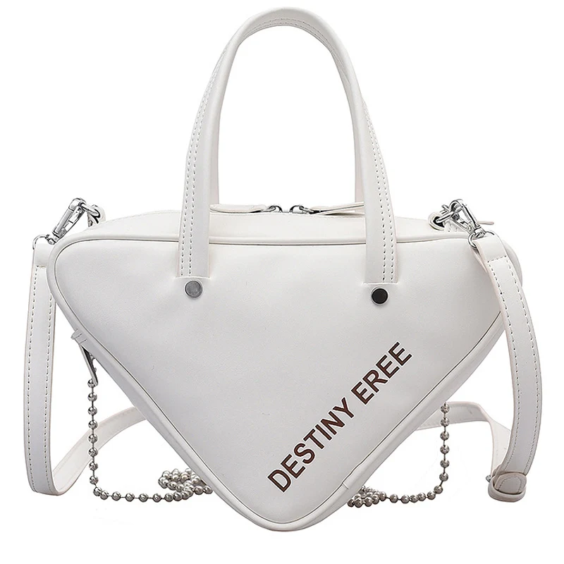 Niche Design Popular Triangle Handbags 2021 New Fashion All-match Chain Crossbody High-end Handbag Dual-use Bag Width: 29cm
Niche Design Popular Triangle Handbags 2021 New Fashion All-match Chain Crossbody High-end Handbag Dual-use Bag Width: 29cm