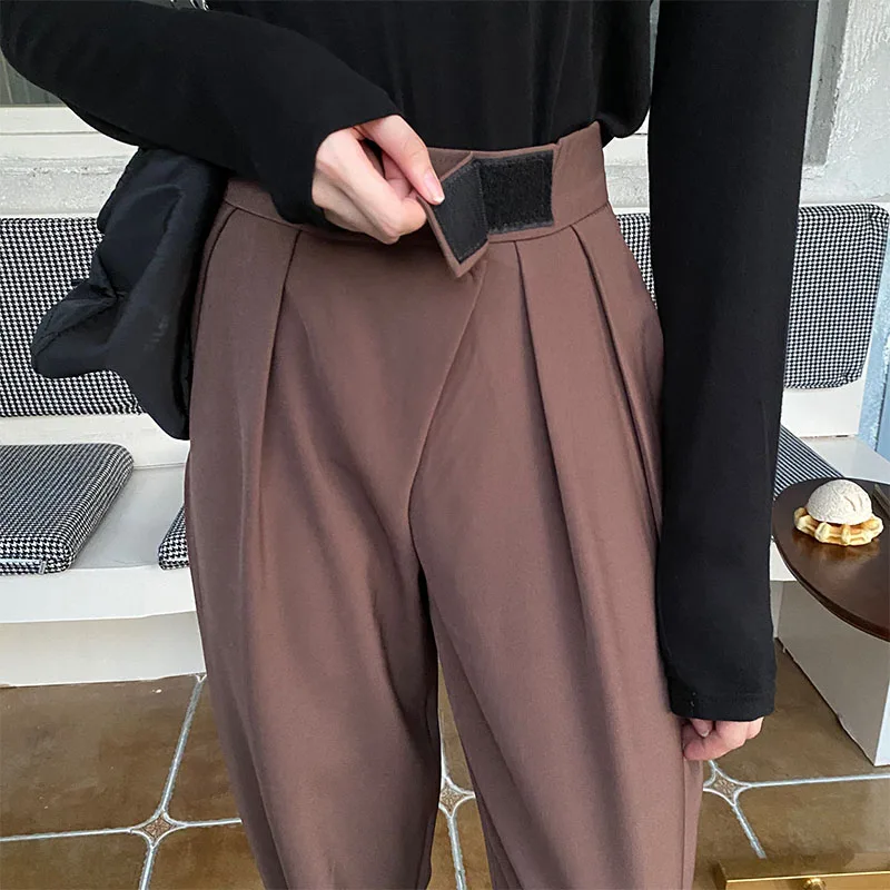 Plus Size S-4XL OL Minimalist High Waist Wide Leg Pants Women 2021 New Spring Autumn Work Wear Pants Solid Suit Trousers
Plus Size S-4XL OL Minimalist High Waist Wide Leg Pants Women 2021 New Spring Autumn Work Wear Pants Solid Suit Trousers