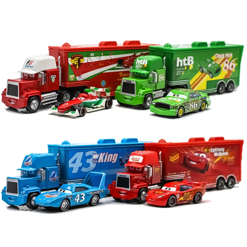 Машинки Disney Pixar 3 игрушки Молния Маккуин Мак дядя грузовик спасательная коллекция
