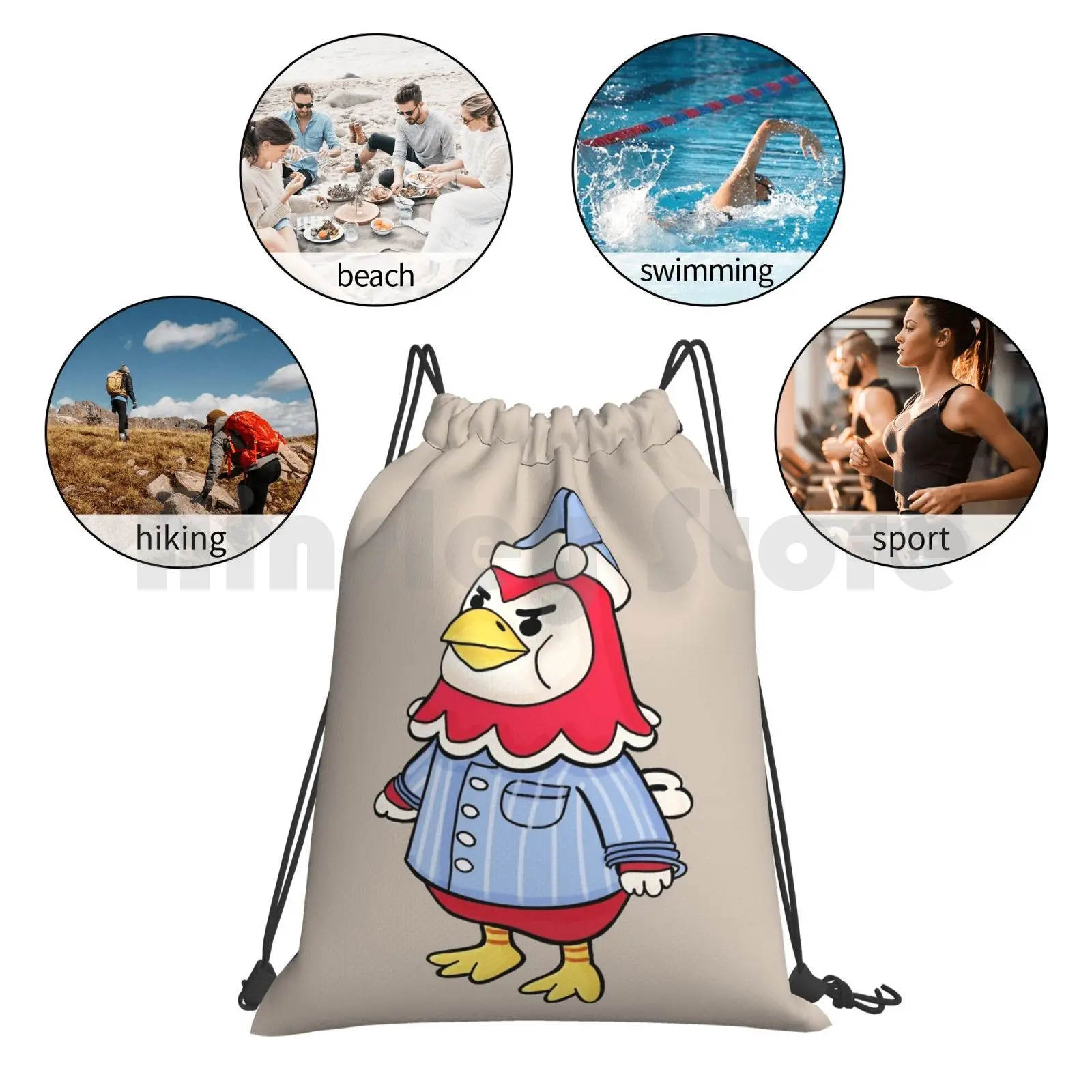 Benedict Backpack Drawstring Bags Gym Bag Waterproof Benedict Animal New Horizons Acnh Cartoon Animal Benedict Animal
Benedict Backpack Drawstring Bags Gym Bag Waterproof Benedict Animal New Horizons Acnh Cartoon Animal Benedict Animal