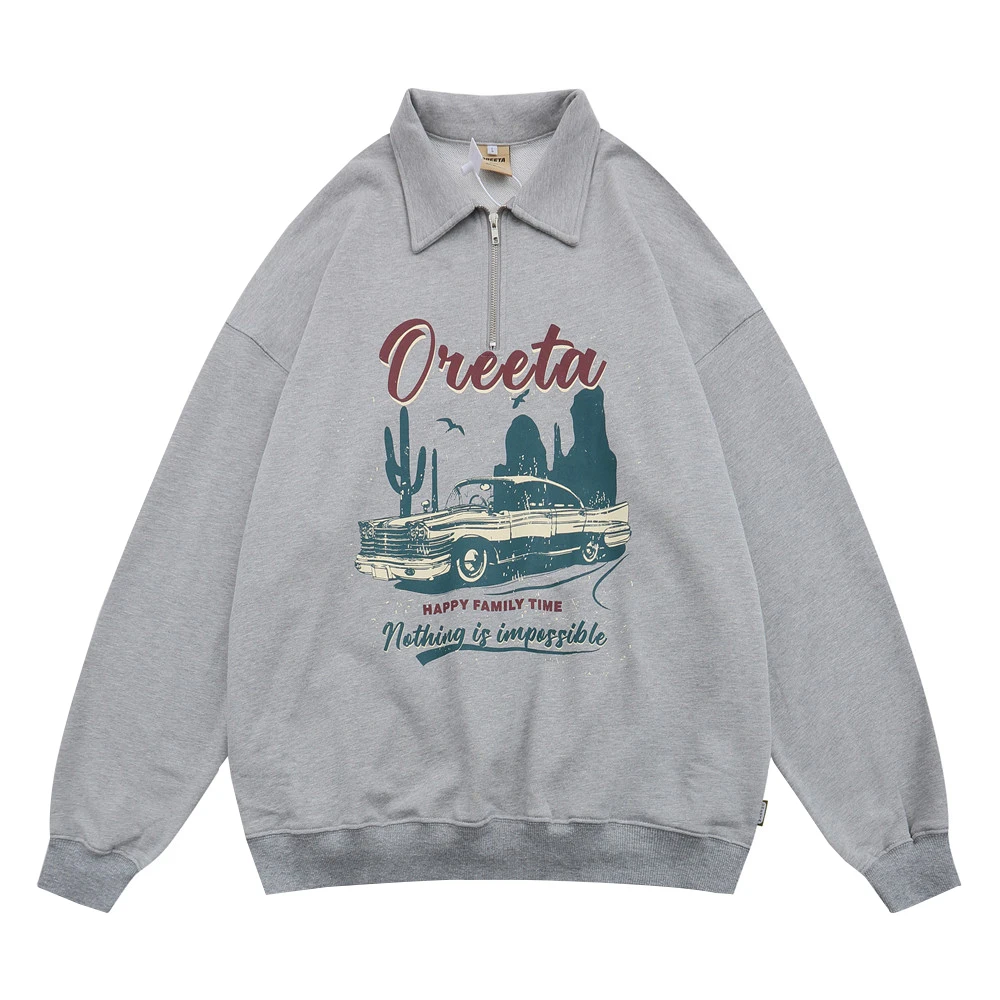 Car Print Sweatshirts Mens Amekaji Autumn Casual Loose Half Zipper Long Sleeve Lapel Pullover Men
Car Print Sweatshirts Mens Amekaji Autumn Casual Loose Half Zipper Long Sleeve Lapel Pullover Men
