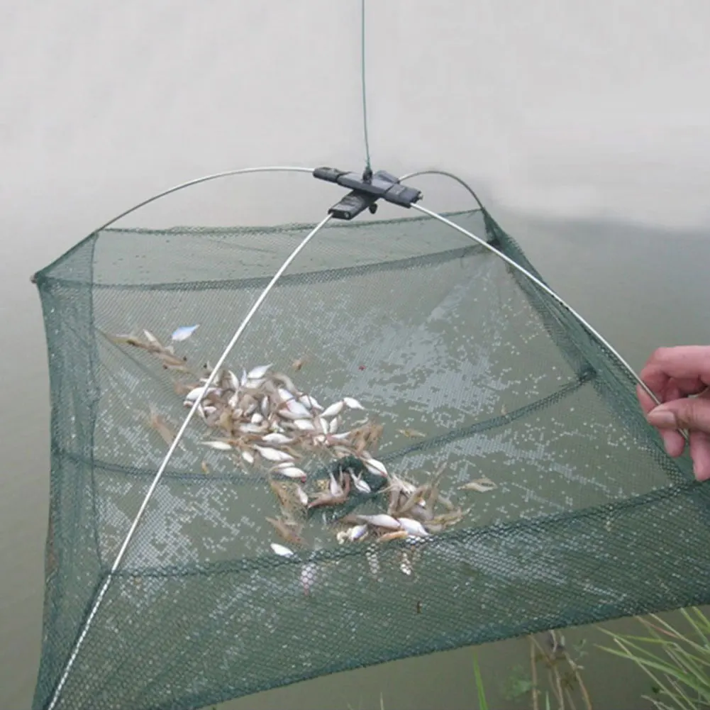 Portable Folded Fishing Net Baits Mesh Trap Durable for Shrimp Minnow Crayfish Quality Brand New
Portable Folded Fishing Net Baits Mesh Trap Durable for Shrimp Minnow Crayfish Quality Brand New