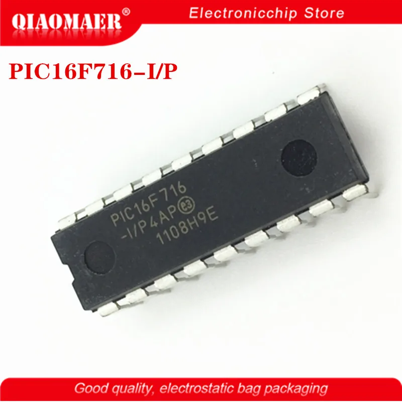 Чип интегральной схемы 1 шт./лот PIC16F716-I/P PIC16F716 16F716 DIP-18
Чип интегральной схемы 1 шт./лот PIC16F716-I/P PIC16F716 16F716 DIP-18