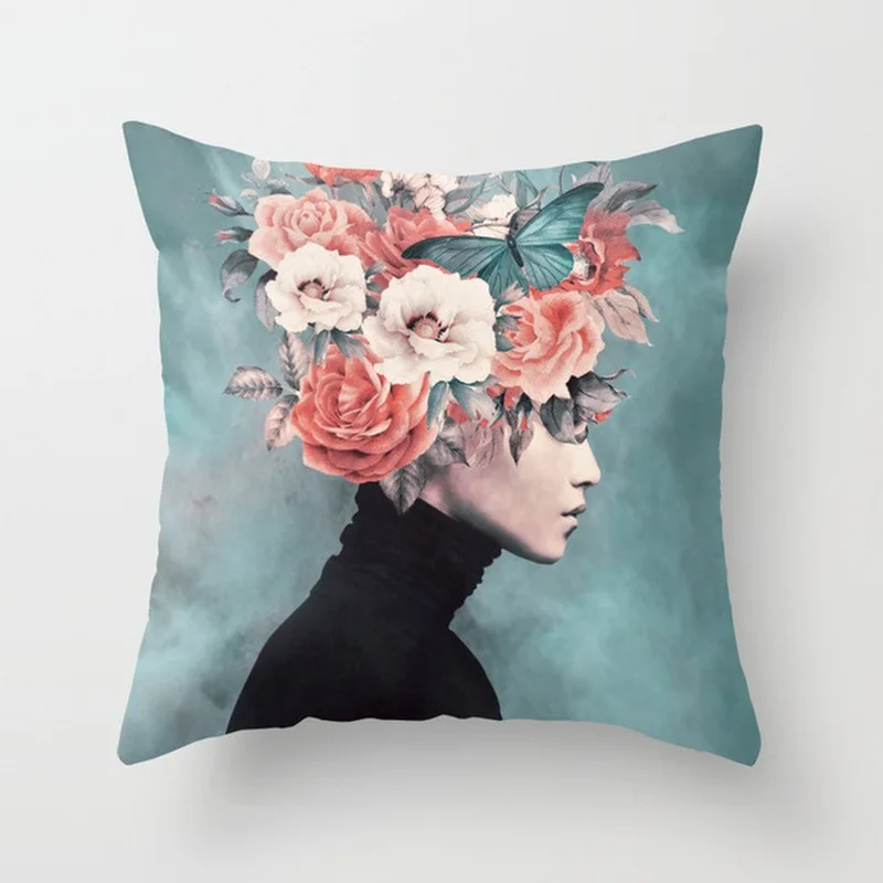 Printed Flower Lady Polyester Soft Pillowcase, Home Bedroom Hotel Car Decorative Pillowcase, Soft and Comfortable, Size 45x45cm.
Printed Flower Lady Polyester Soft Pillowcase, Home Bedroom Hotel Car Decorative Pillowcase, Soft and Comfortable, Size 45x45cm.