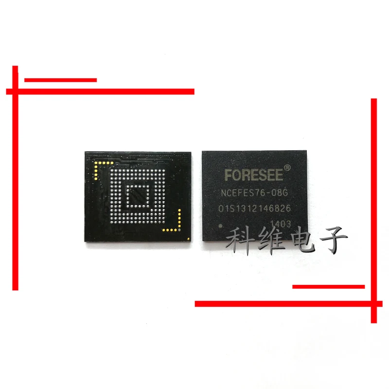 NCEFES76-08 G NCEFES78-08 G 153 Ball EMMC 8G Stora g e ic Chip 
NCEFES76-08 G NCEFES78-08 G 153 Ball EMMC 8G Stora g e ic Chip