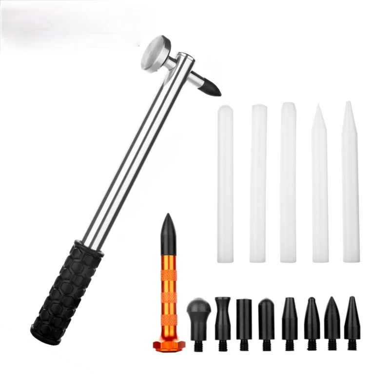 Dent Repair Tool Kits Paintless Dent Removal Tap Down Tools Dent Rubber Hammer Auto Body DIY Dent Fix Tools
Dent Repair Tool Kits Paintless Dent Removal Tap Down Tools Dent Rubber Hammer Auto Body DIY Dent Fix Tools