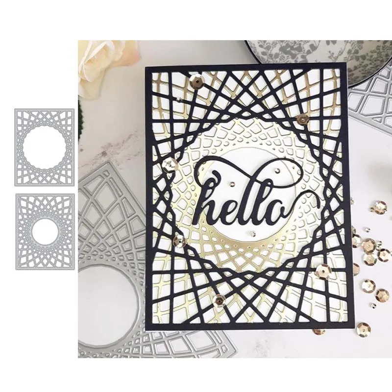 Rectangle Circle Grid Metal Cutting Dies Craft Stencil Scrapbooking Handmade Tools Make Album Model Punch Blade Decor Template 
Rectangle Circle Grid Metal Cutting Dies Craft Stencil Scrapbooking Handmade Tools Make Album Model Punch Blade Decor Template