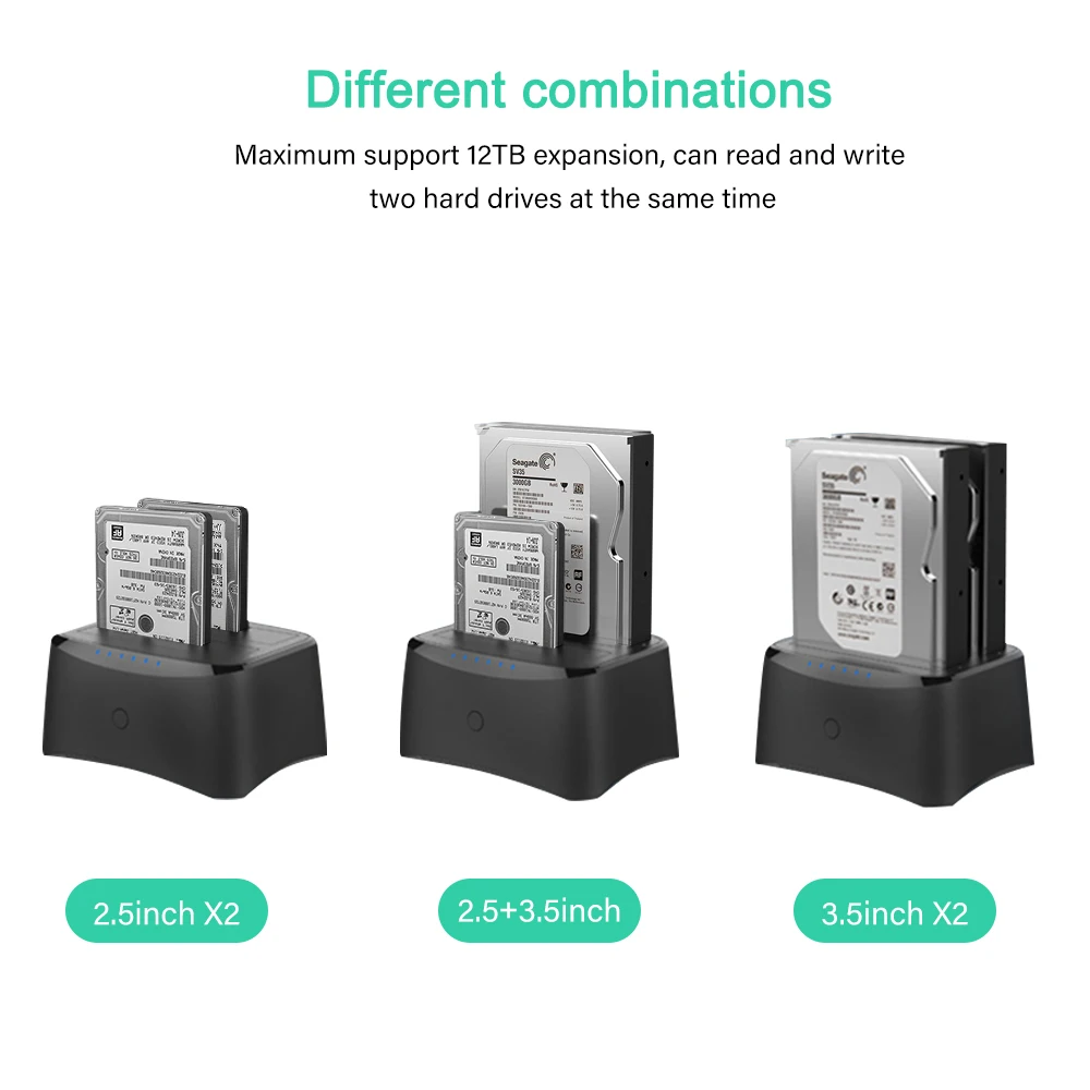 Док-станция Wavlink для внешних жестких дисков usb 2 5 SATA 3 дюйма | Компьютеры и офис