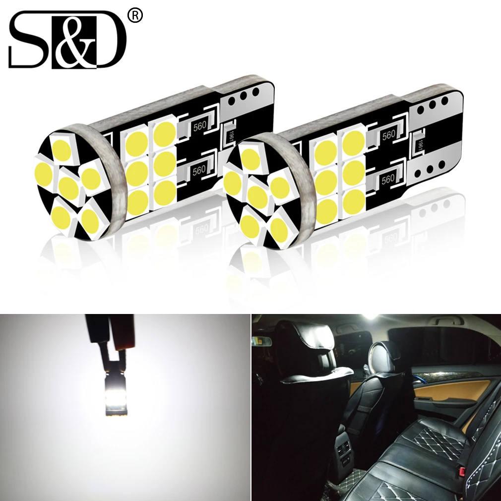 2pcs Canbus T10 LED Bulbs W5W Led 194 168 LED Car Interior Map Dome Lights Parking Light Auto Signal Lamp 12V White Red Blue
2pcs Canbus T10 LED Bulbs W5W Led 194 168 LED Car Interior Map Dome Lights Parking Light Auto Signal Lamp 12V White Red Blue