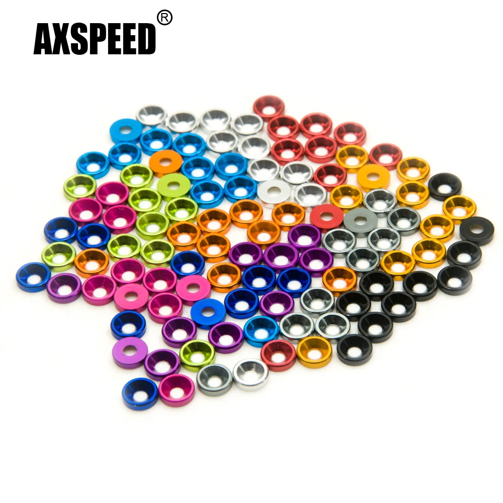 AXSPEED 10 шт. прокладки из алюминиевого сплава M3 для Axial SCX10 CC01 D90 1/10 RC гусеничные автомобильные детали
AXSPEED 10 шт. прокладки из алюминиевого сплава M3 для Axial SCX10 CC01 D90 1/10 RC гусеничные автомобильные детали