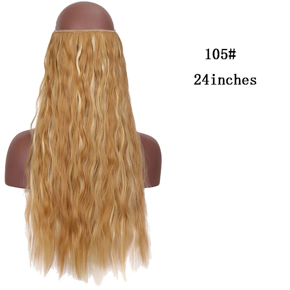 24" Long Straight Halo Hair Extension for Women Elastic Rope Natural Look Synthetic Hair for Cosplay Costume
24" Long Straight Halo Hair Extension for Women Elastic Rope Natural Look Synthetic Hair for Cosplay Costume