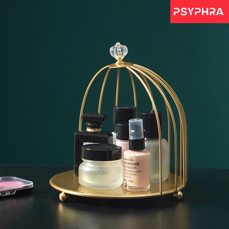 Органайзеры для макияжа, металлическая стойка для хранения в форме птичьей клетки, коробка для хранения косметики, большая емкость, Настольная коробка для хранения мелочей и ювелирных изделий
Органайзеры для макияжа, металлическая стойка для хранения в форме птичьей клетки, коробка для хранения косметики, большая емкость, Настольная коробка для хранения мелочей и ювелирных изделий