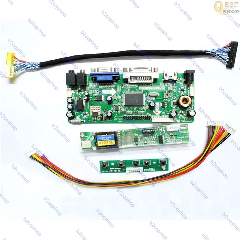 Комплект контроллера NT68676 для LP154WX4(TL)(C8) 1280x800 LP154WX4 TLC8 HDMI совместимый с DVI VGA Аудио|kit