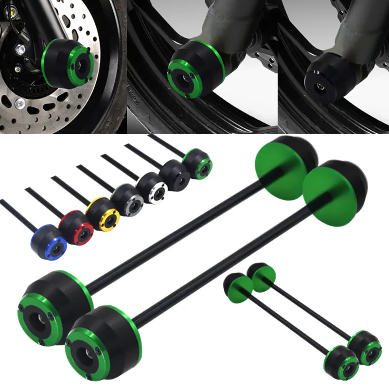 Motorcycle Aluminum Front Rear Axle Fork Crash Sliders Wheel Protector Accessorie For Kawasaki ZX-6R ZX-10R ZX6R ZX10R ZX 6R 10R
Motorcycle Aluminum Front Rear Axle Fork Crash Sliders Wheel Protector Accessorie For Kawasaki ZX-6R ZX-10R ZX6R ZX10R ZX 6R 10R