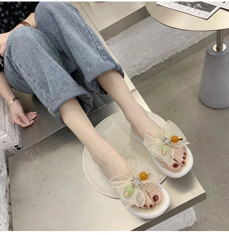 Slippers Women For Summer Butterfly-Knot Fashion Flat Slipper Outside Open Toe Ladies Sandals Female 2020 New Woman Shoes Summer
Slippers Women For Summer Butterfly-Knot Fashion Flat Slipper Outside Open Toe Ladies Sandals Female 2020 New Woman Shoes Summer