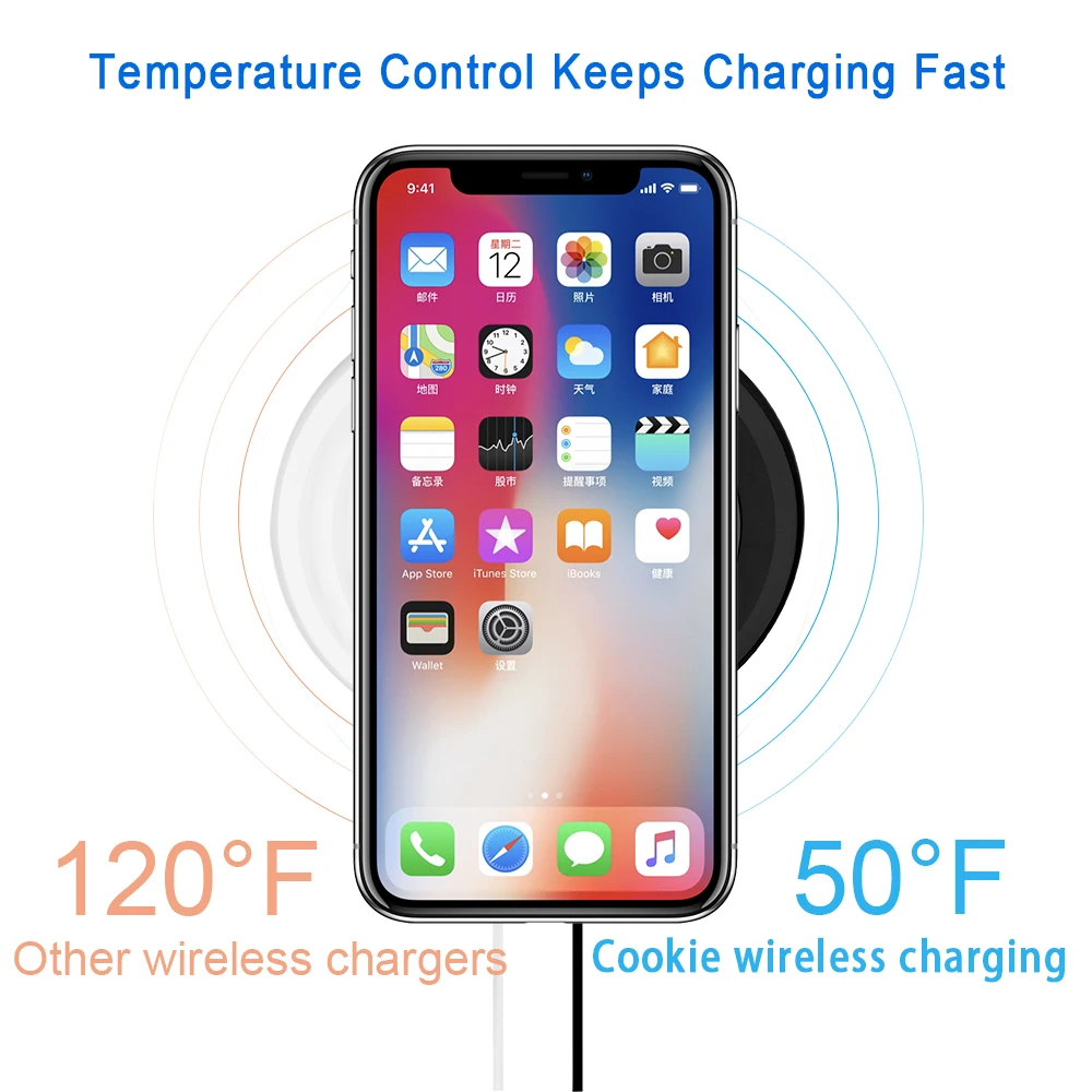 Беспроводное зарядное устройство Подставка QI зарядная док-станция для Apple Airpods Pro