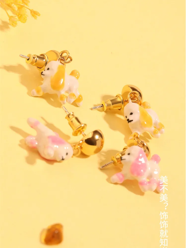 European and American Fashion 925 Silver Needle Cute Animal Earrings Female Simple Fashion Enamel Puppy Earrings Stud Earrings
European and American Fashion 925 Silver Needle Cute Animal Earrings Female Simple Fashion Enamel Puppy Earrings Stud Earrings
