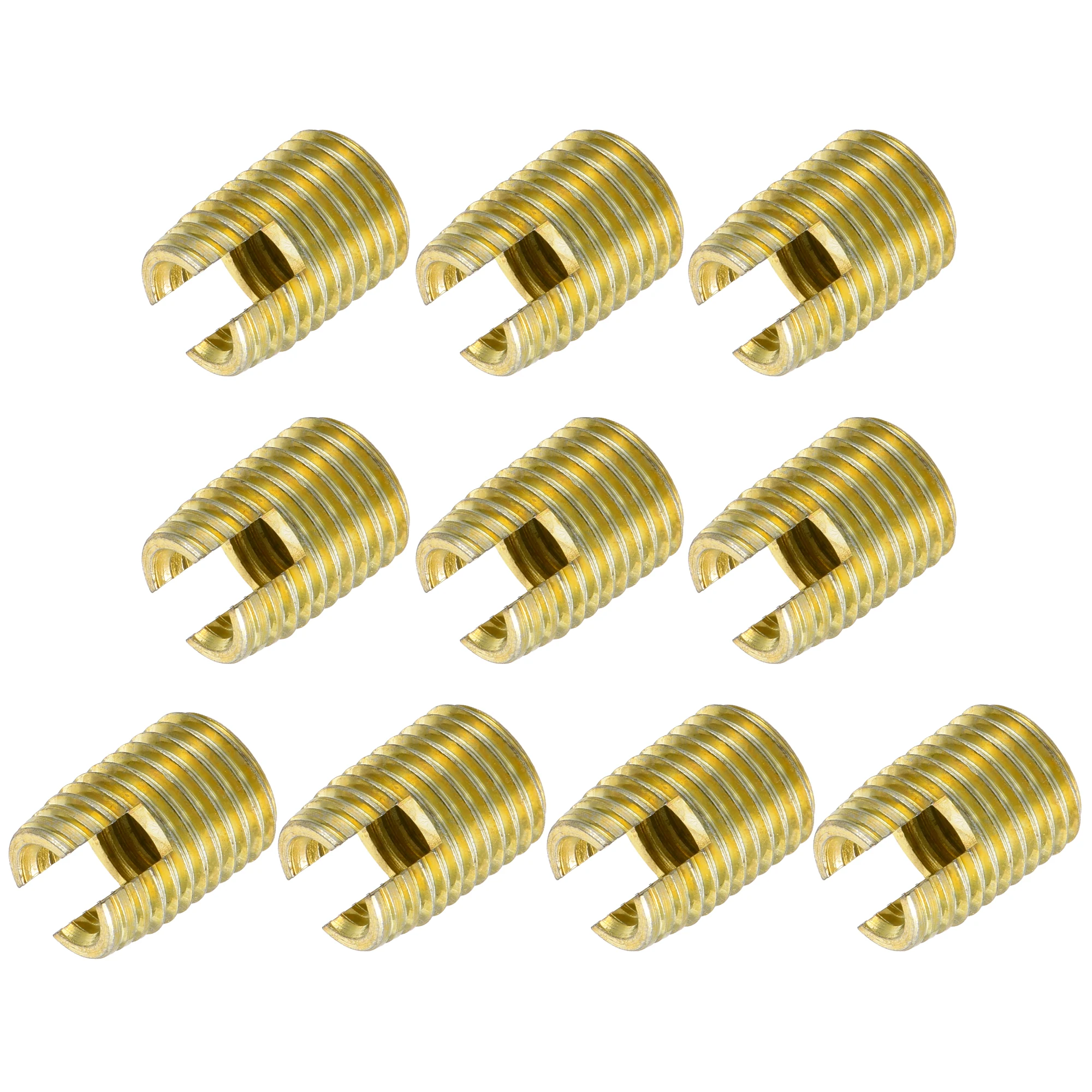 Uxcell Self Tapping Threaded Inserts M6 M9x12mm 45# Carbon Steel Repairing Nuts 40pcs
Uxcell Self Tapping Threaded Inserts M6 M9x12mm 45# Carbon Steel Repairing Nuts 40pcs