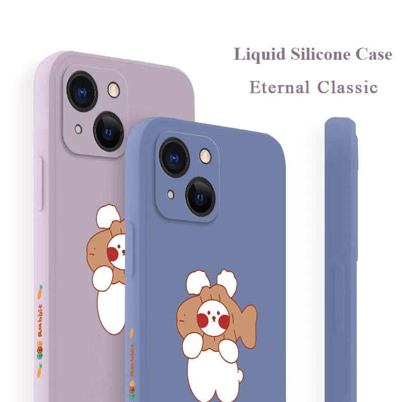 Funny Bunny Silicone Case For iPhone 13 12 Pro Max Mini 11 Pro Max X XR XS MAX SE2020 8 7 Plus 6 6S Plus Phone Back Cover Case
Funny Bunny Silicone Case For iPhone 13 12 Pro Max Mini 11 Pro Max X XR XS MAX SE2020 8 7 Plus 6 6S Plus Phone Back Cover Case