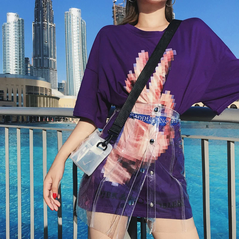 2020 Transparent Denim Skirt Women New High-Waist Slim-Fit One-Step Plastic Skirt PVC Bag Hip Half-Length A- Line Skirts Womens
2020 Transparent Denim Skirt Women New High-Waist Slim-Fit One-Step Plastic Skirt PVC Bag Hip Half-Length A- Line Skirts Womens