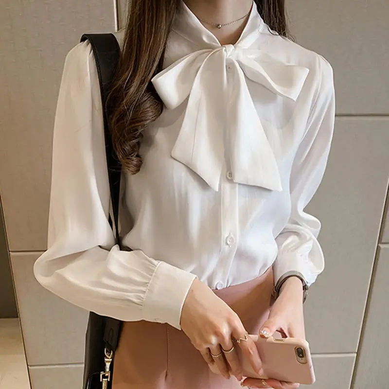 New Long Sleeve White Blouse Tops Women Elegant Casual Office Ladies Blusas Mujer De Moda Loose Solid Shirt Blouses Femme Q4410
New Long Sleeve White Blouse Tops Women Elegant Casual Office Ladies Blusas Mujer De Moda Loose Solid Shirt Blouses Femme Q4410