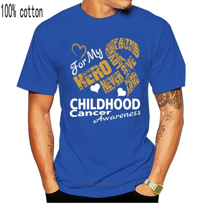 New 100% cotton o-neck custom printed T shirt Love for my Hero CHILDHOOD Cancer Awareness Ribbon T Shirt
New 100% cotton o-neck custom printed T shirt Love for my Hero CHILDHOOD Cancer Awareness Ribbon T Shirt