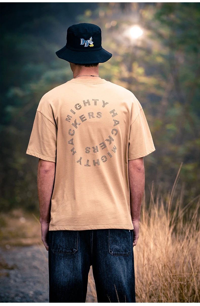 2640 Men's cotton loose hip-hop national trend hot diamond tide brand letter short-sleeved T-shirt 
2640 Men's cotton loose hip-hop national trend hot diamond tide brand letter short-sleeved T-shirt