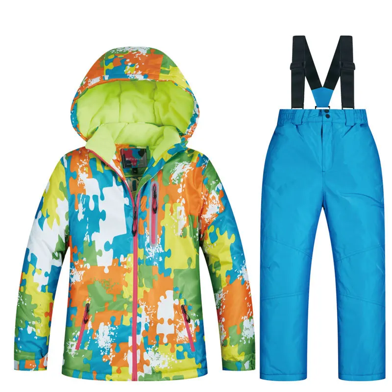 Top grade children's ski clothing children's raincoat girl's coloring boy's Snowboard cigar jacket and trousers winter dress
Top grade children's ski clothing children's raincoat girl's coloring boy's Snowboard cigar jacket and trousers winter dress