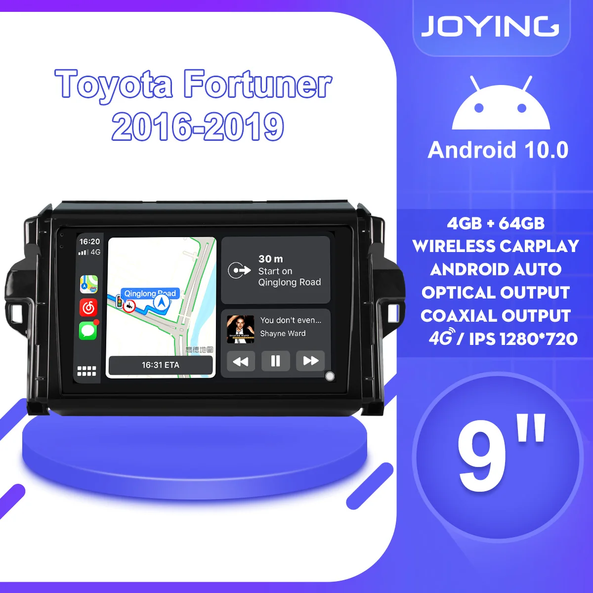 Автомагнитола 1Din, автомагнитола, стерео, Android 10, головное устройство, 9 дюймов, мультимедийный плеер, магнитофон, 4G для Toyota Fortuner 2 2016 2019
Автомагнитола 1Din, автомагнитола, стерео, Android 10, головное устройство, 9 дюймов, мультимедийный плеер, магнитофон, 4G для Toyota Fortuner 2 2016 2019