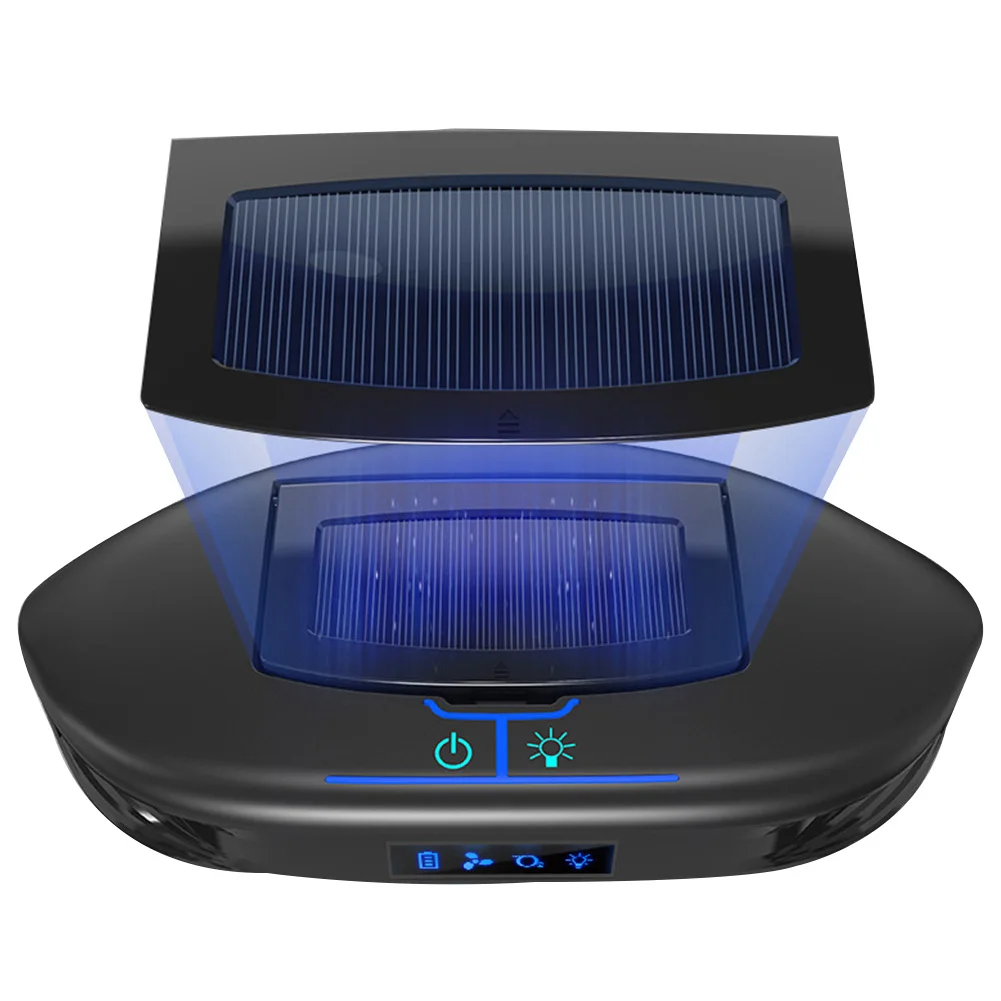 PM2.5 Low Noise Solar Power LED Light Removes Dust Fresh Negative Ion Fragrance Diffuser Electronics Twin Turbo Car Air Purifier
PM2.5 Low Noise Solar Power LED Light Removes Dust Fresh Negative Ion Fragrance Diffuser Electronics Twin Turbo Car Air Purifier
