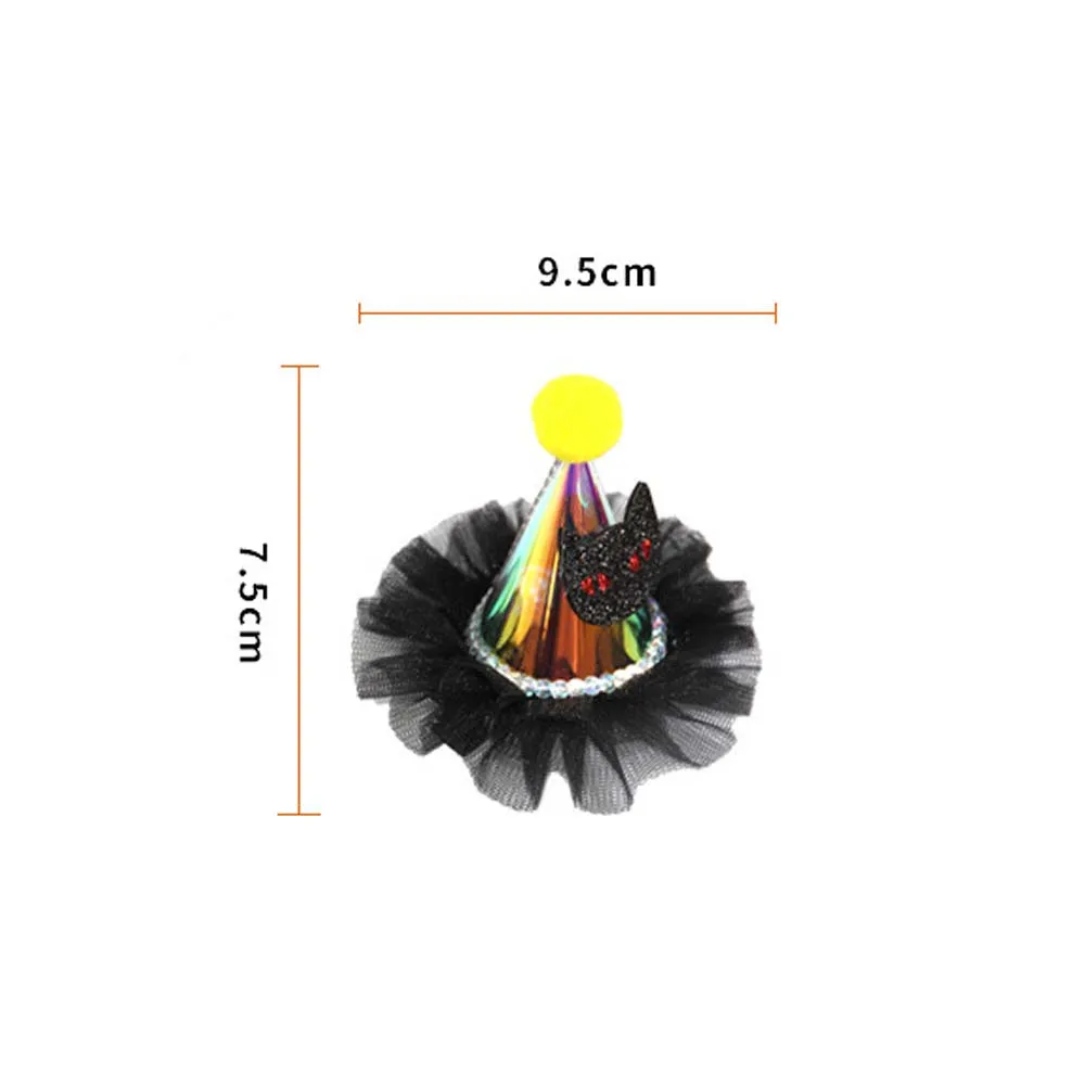 Kids Halloween Hat Hairpin with Lights Glitter Lace Pumpkin Ghost Bats Cat Hair Clip Halloween Cosplay Party Hair Accessories 
Kids Halloween Hat Hairpin with Lights Glitter Lace Pumpkin Ghost Bats Cat Hair Clip Halloween Cosplay Party Hair Accessories
