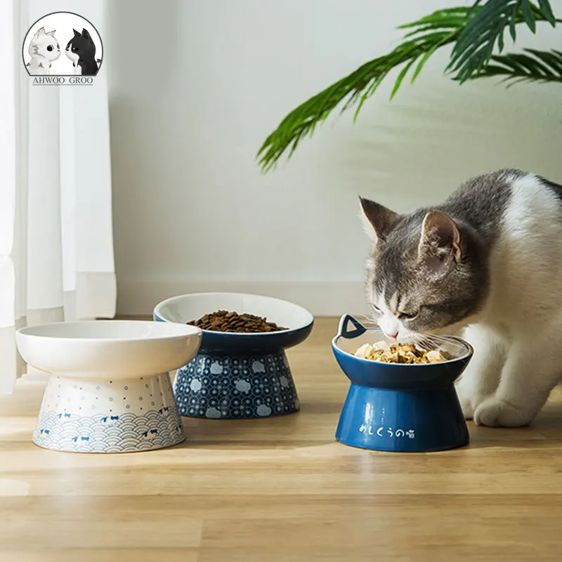 Pet cat ceramic bowl Anti-slip anti-dumping cat bowl Drinking and eating ceramic cat bowl Protecting cervical spine pet cat bowl
Pet cat ceramic bowl Anti-slip anti-dumping cat bowl Drinking and eating ceramic cat bowl Protecting cervical spine pet cat bowl
