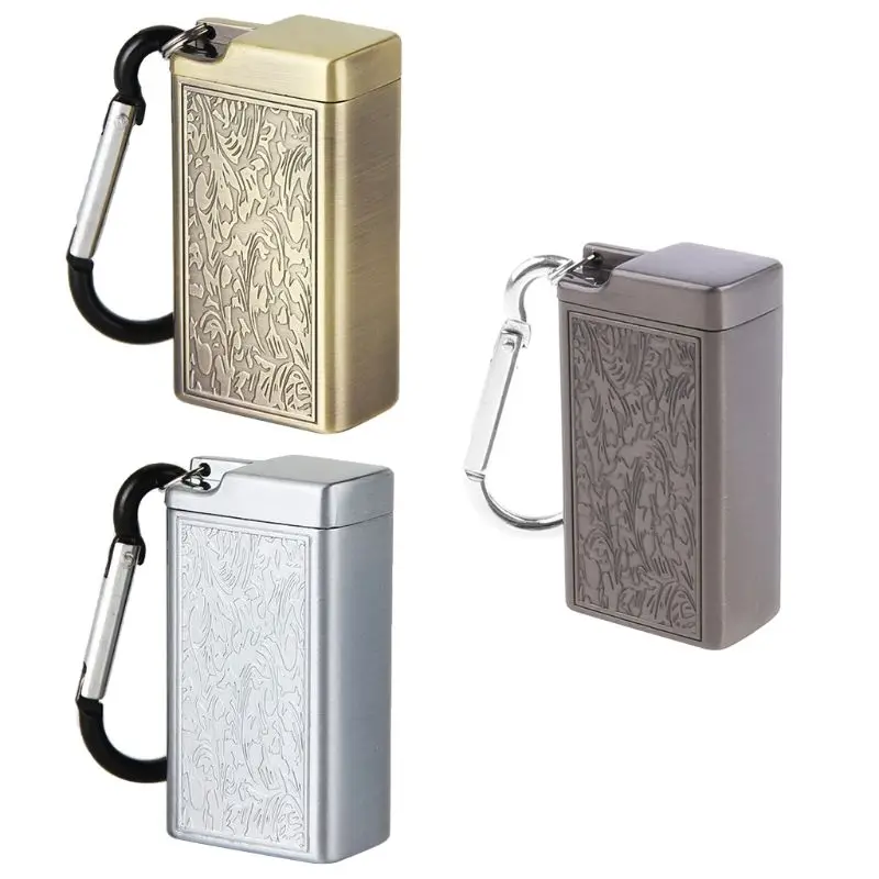 Smoke Ash Tray Mini Portable Ashtray Outdoor Keychain Metal Pocket Holder H053
Smoke Ash Tray Mini Portable Ashtray Outdoor Keychain Metal Pocket Holder H053